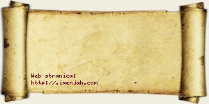 Isidora Bojanović vizit kartica